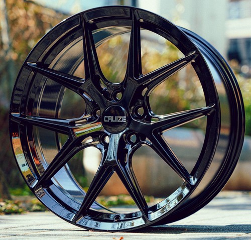 Black gtv alloy wheels - black,