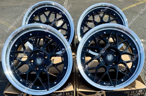 Black hiro alloy wheels - black,